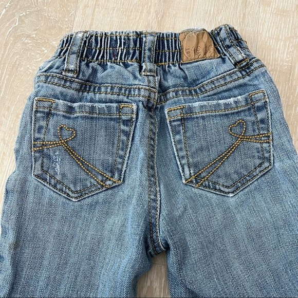 Vintage 1989 Place Floral Patchwork Denim Flare Jeans Sz 18 M - Picture 7 of 11